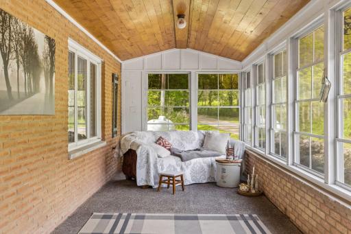 A charming extension of the homeâperfectly blending indoor and outdoor living.
