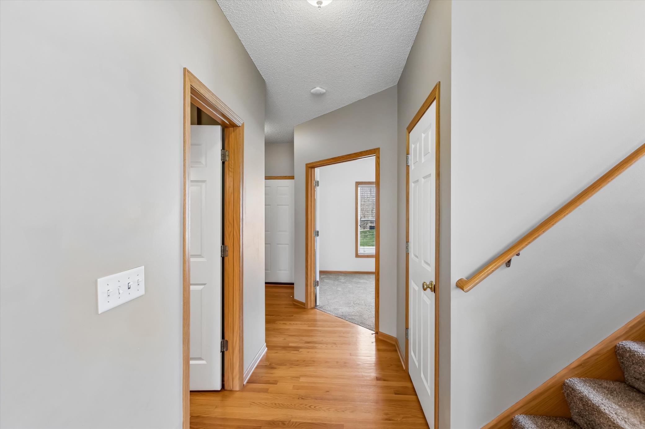 Updated white doors throughout