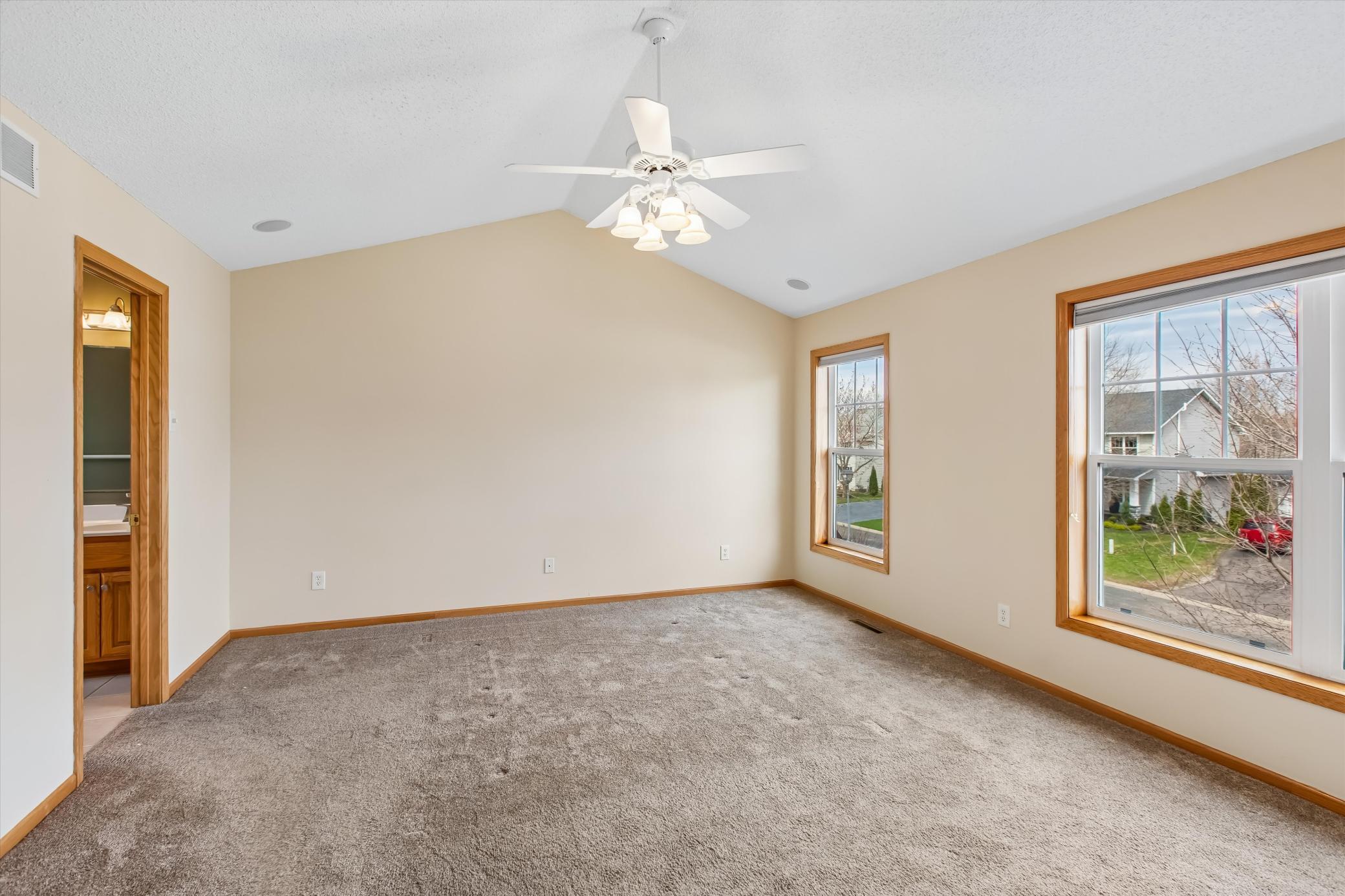 Primary bedroom- front facing