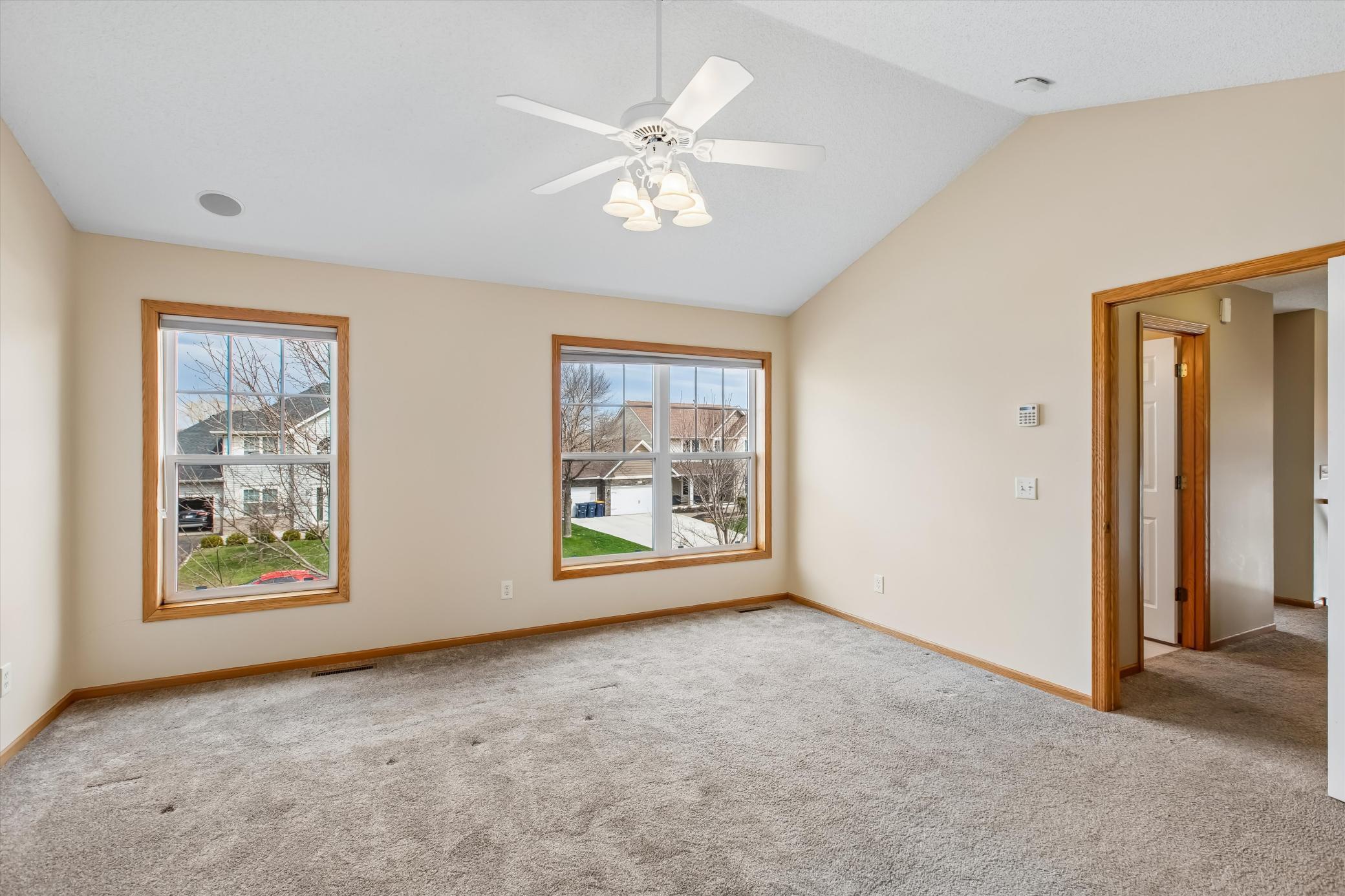 All bedrooms have ceiling fans