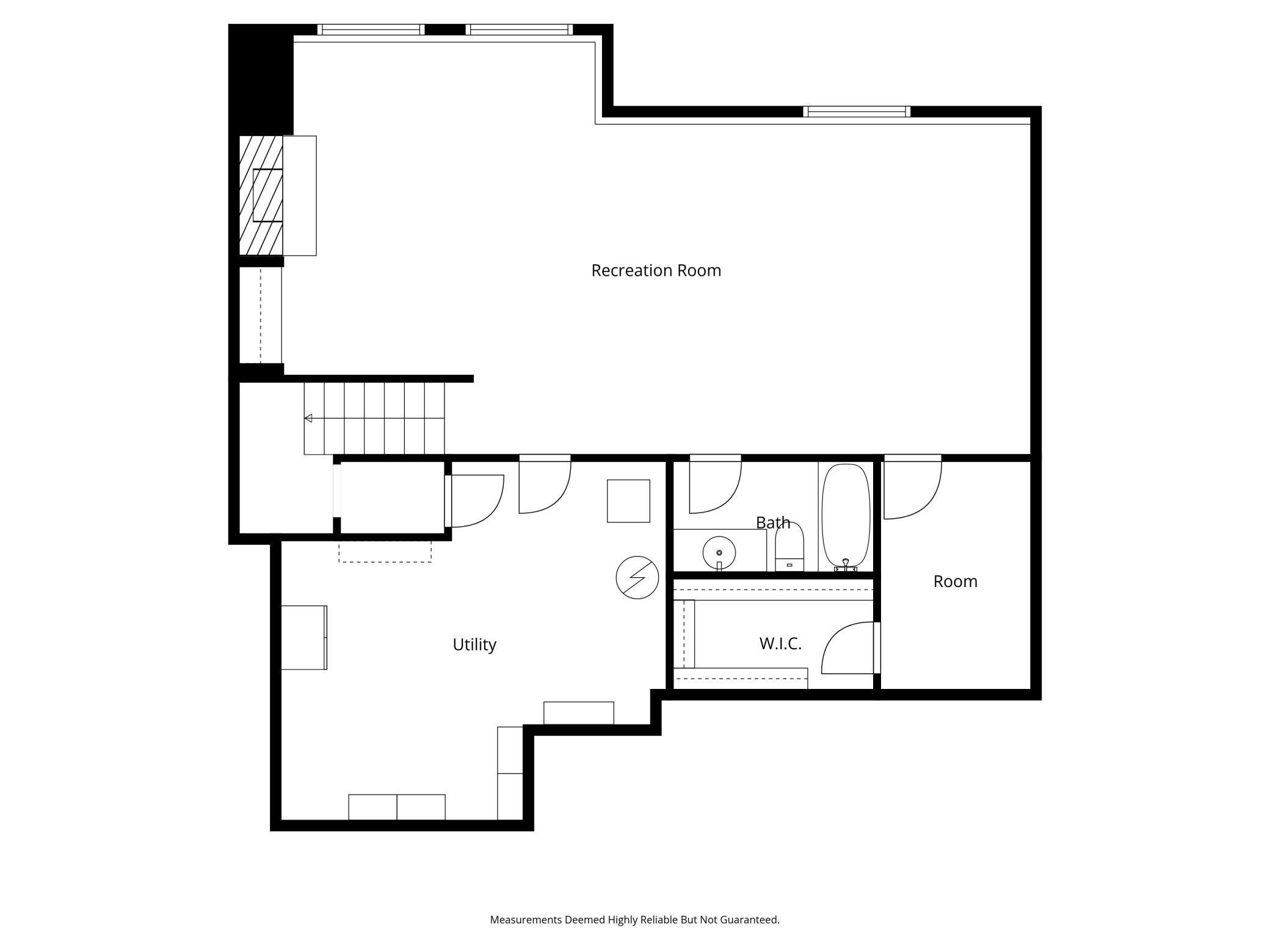 Lower level floorplan