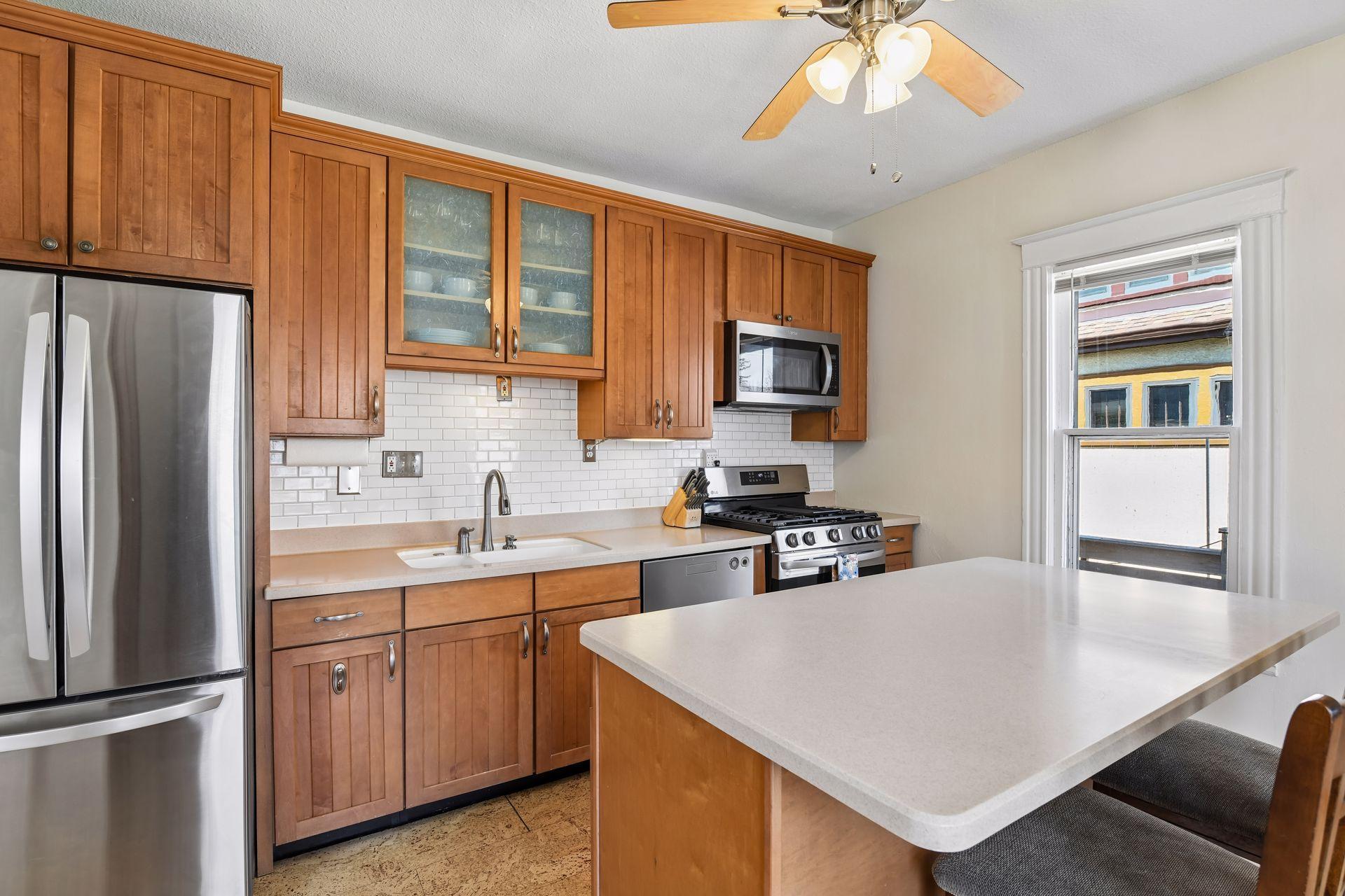 Newer stainless steel appliances