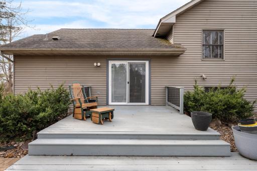 Step outside onto your oversized two-tiered deck, the perfect spot for summer BBQ's.