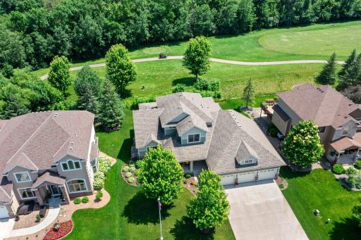 This home is on the 13th hole of Riverwood National Golf Course.