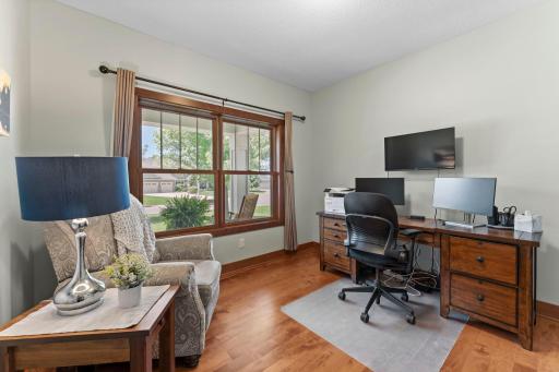 The office is the perfect spot to get work done.