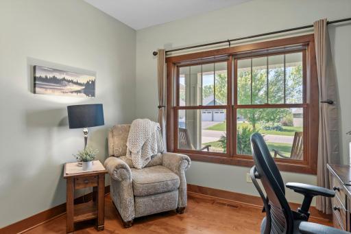 The office is the perfect spot to get work done.