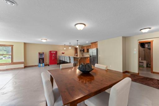 The vast family room offers tons of space!