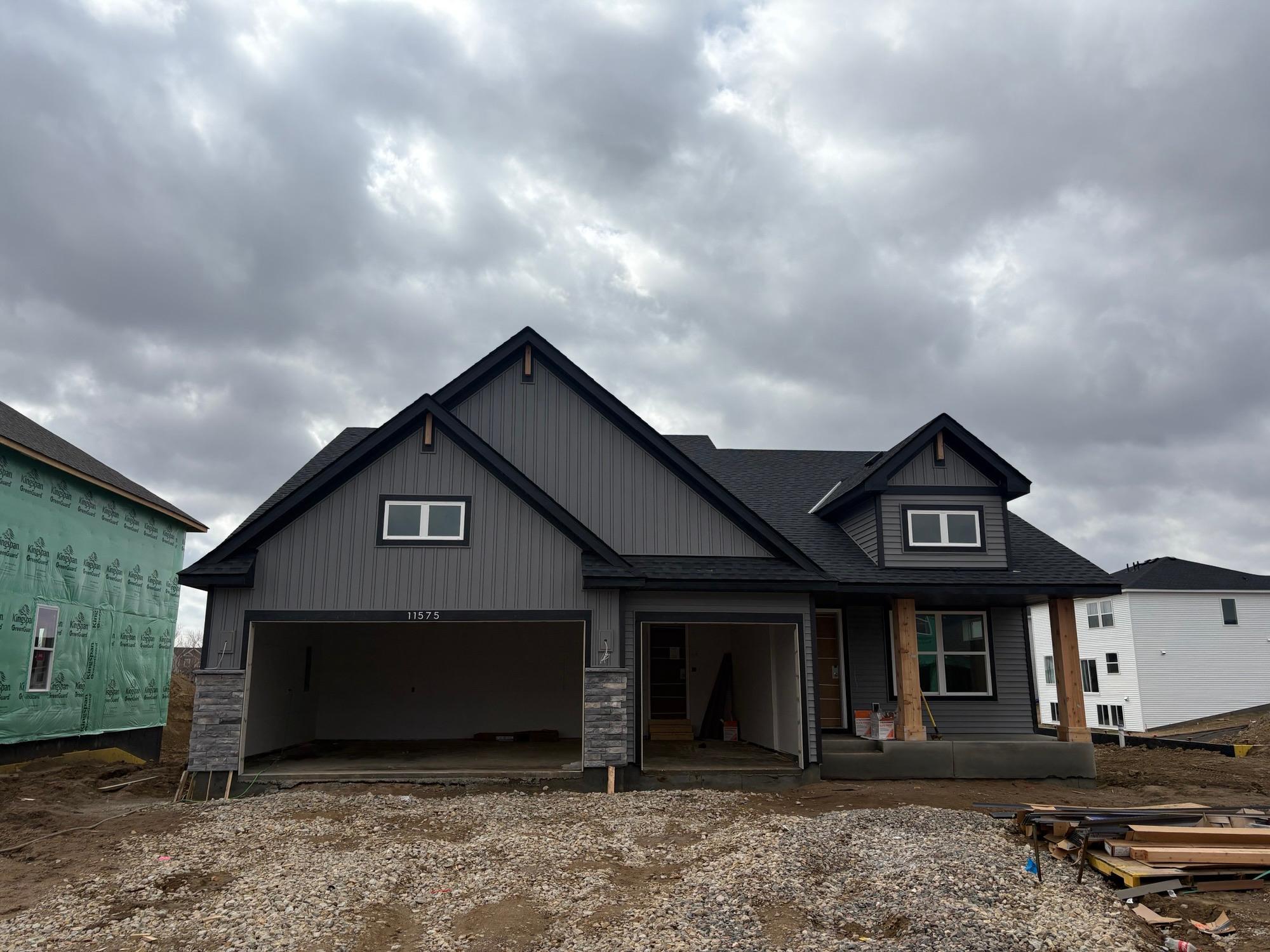 Progress photo of the actual home!