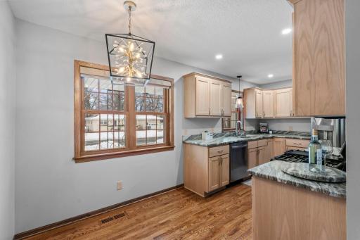 New windows throughout! Informal dining and new kitchen rehab. Modern fixtures throughout.