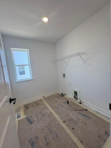 (Photo is of the actual home in progress.)