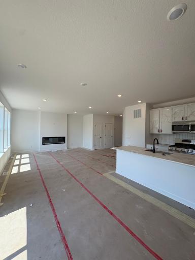 (Photo is of the actual home in progress.)