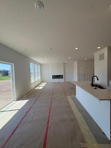 (Photo is of the actual home in progress.)