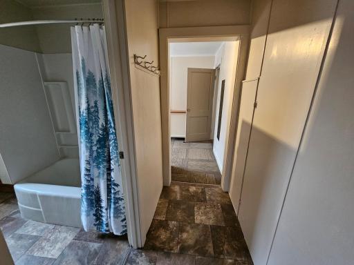 Hallway from Main floor room to Entry room