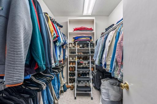 Primary walk-in closet 1