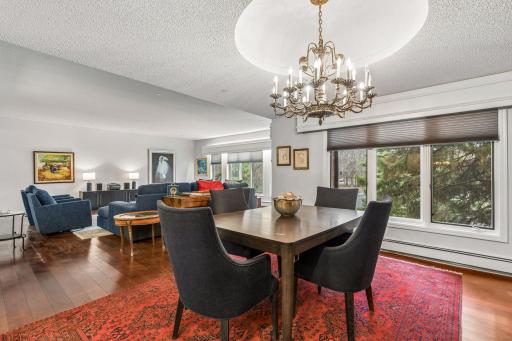 Formal dining looking into living room