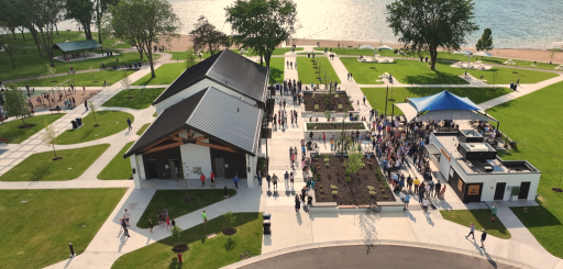 Antlers Park with beach front, volley ball, playground and tasty food for when you get hungry!!!