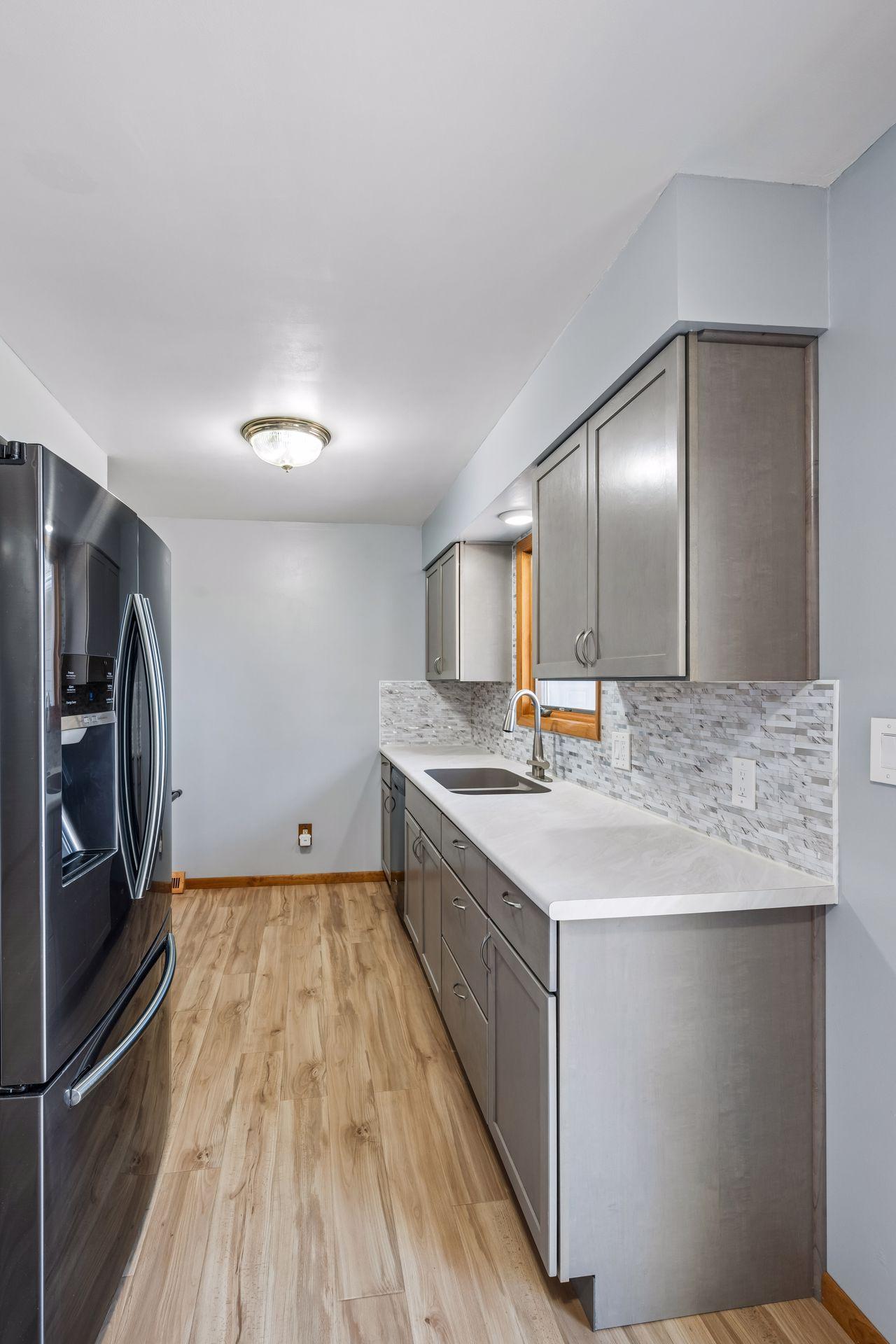 Generous cabinet space