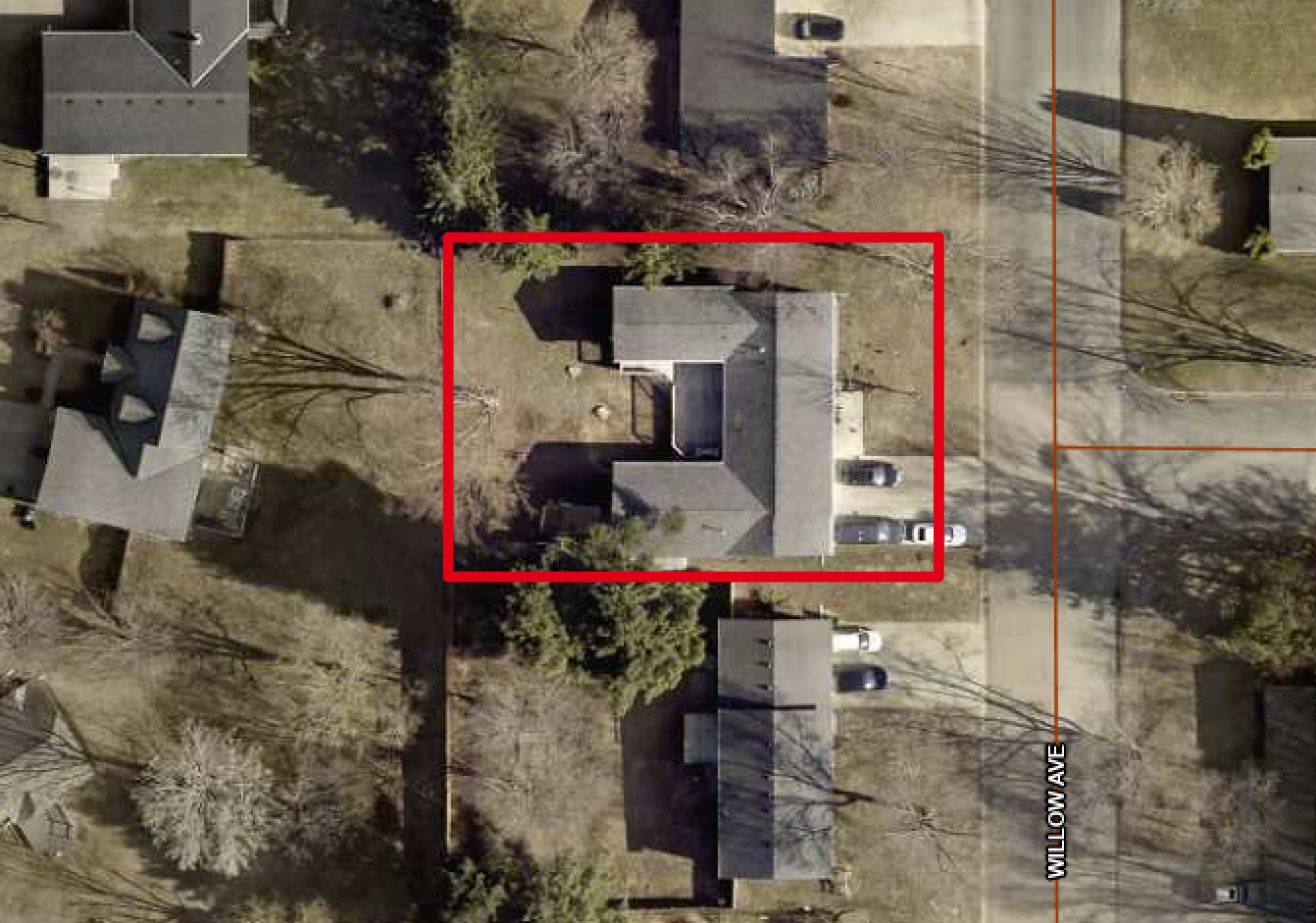 1345 Willow Ave Aerial