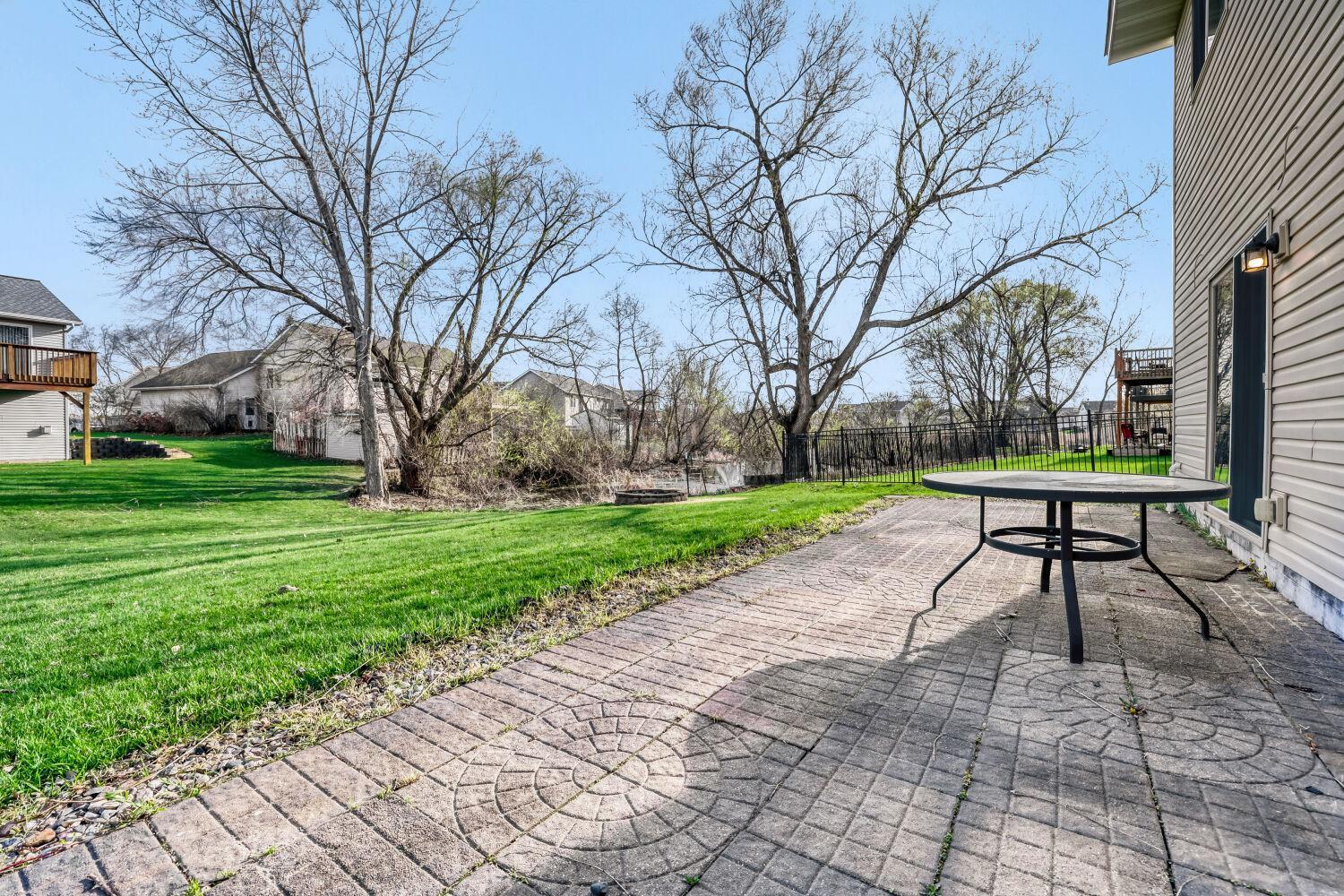 Deck Looks Over Pond
