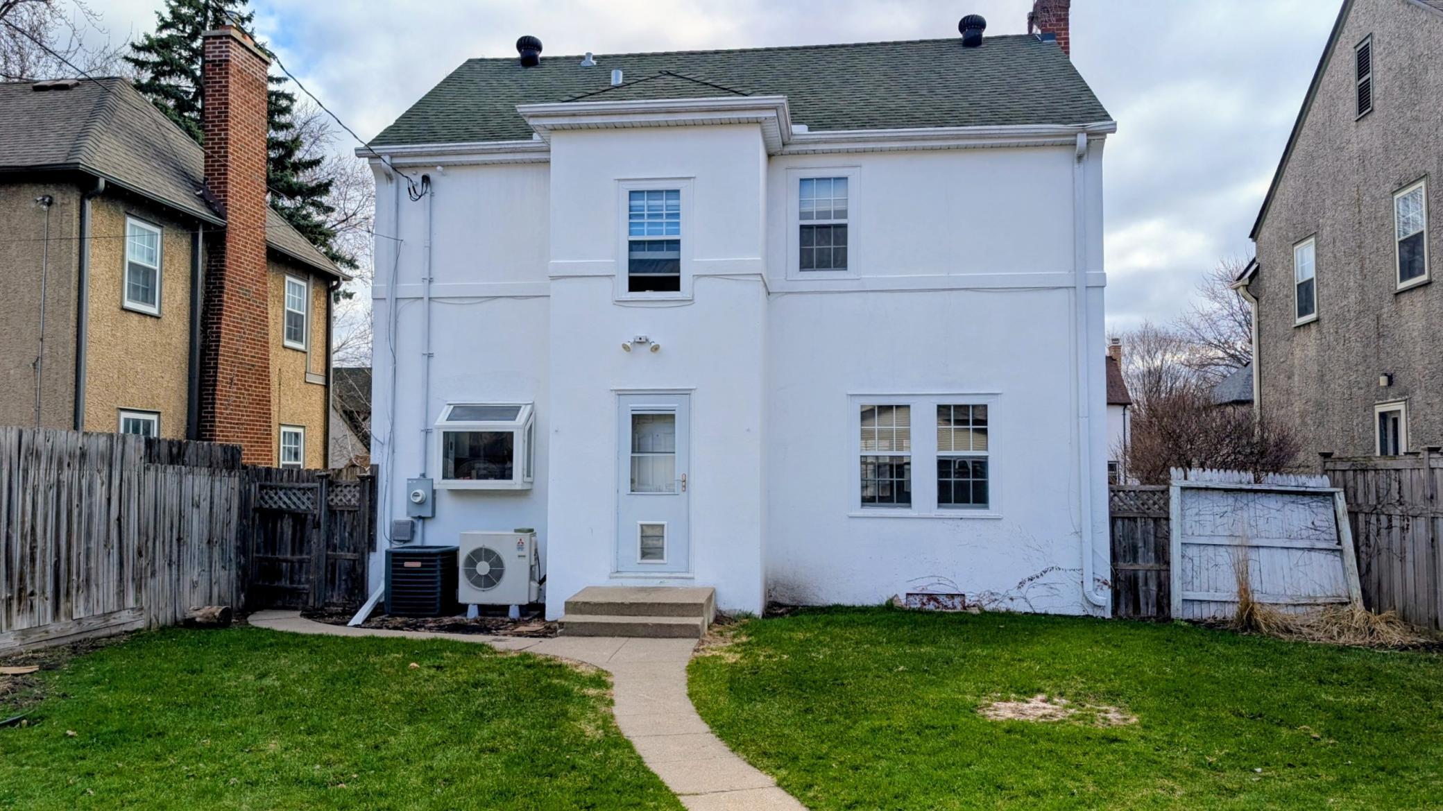 large backyard to enjoy or for an addition