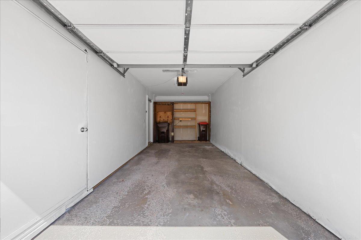 Garage space.