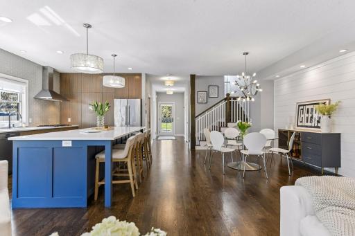 Another view of the expansive open floor plan