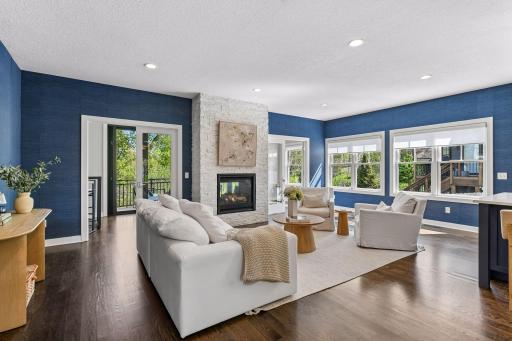 Walk out the french doors to a beautiful nature view and wild life