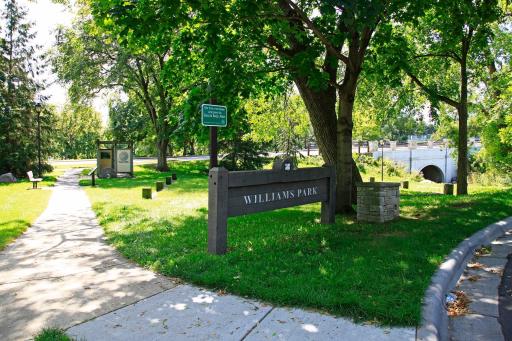 Williams Park, just a short distance from your home