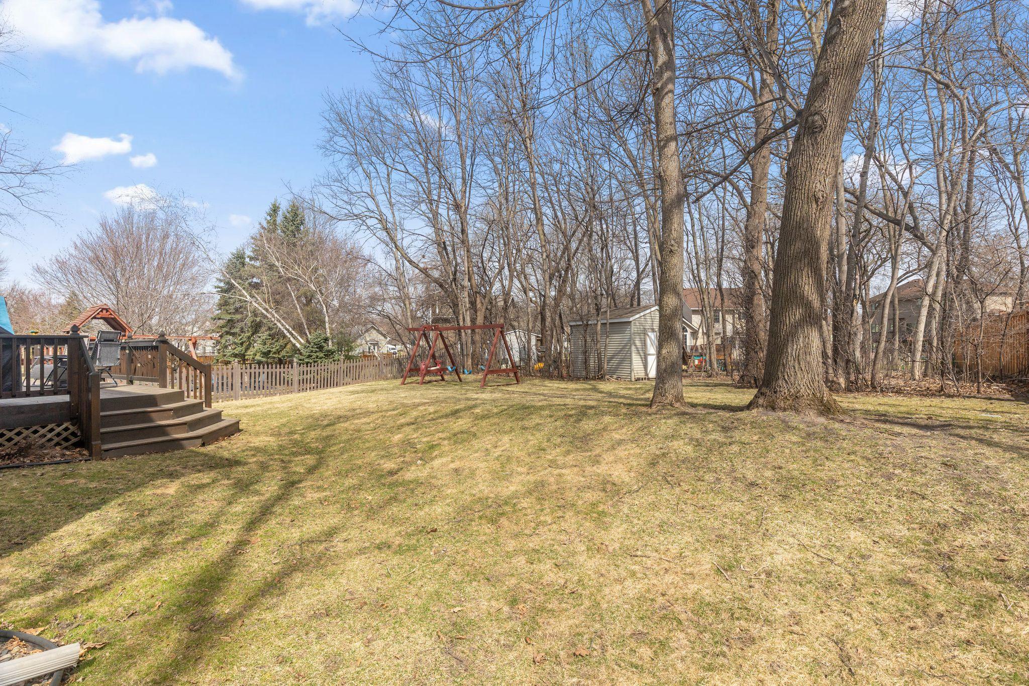 Wonderful backyard space!