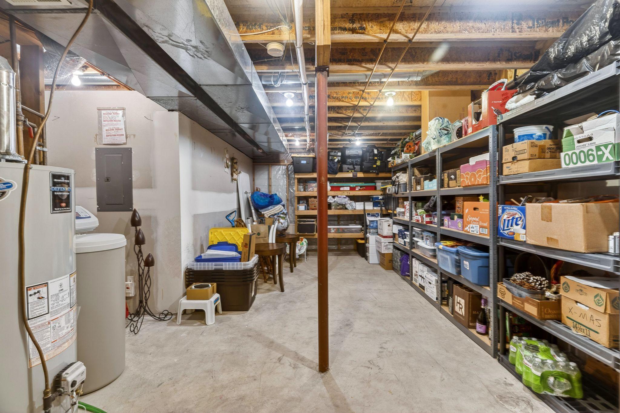 Impressive storage space