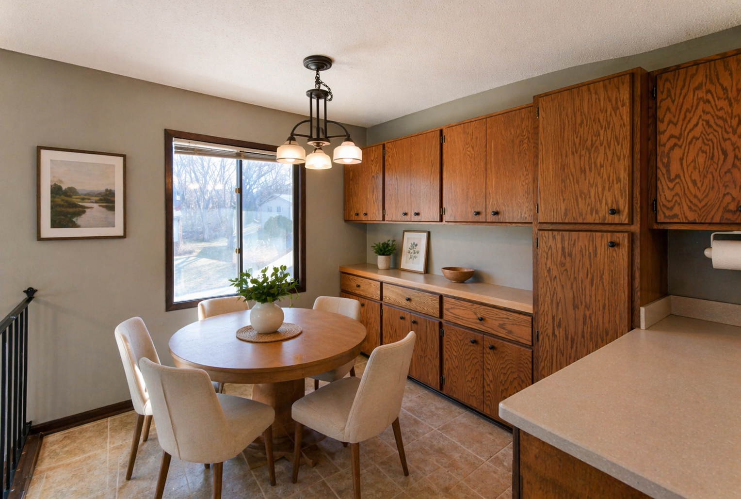 Dinette Virtually Staged