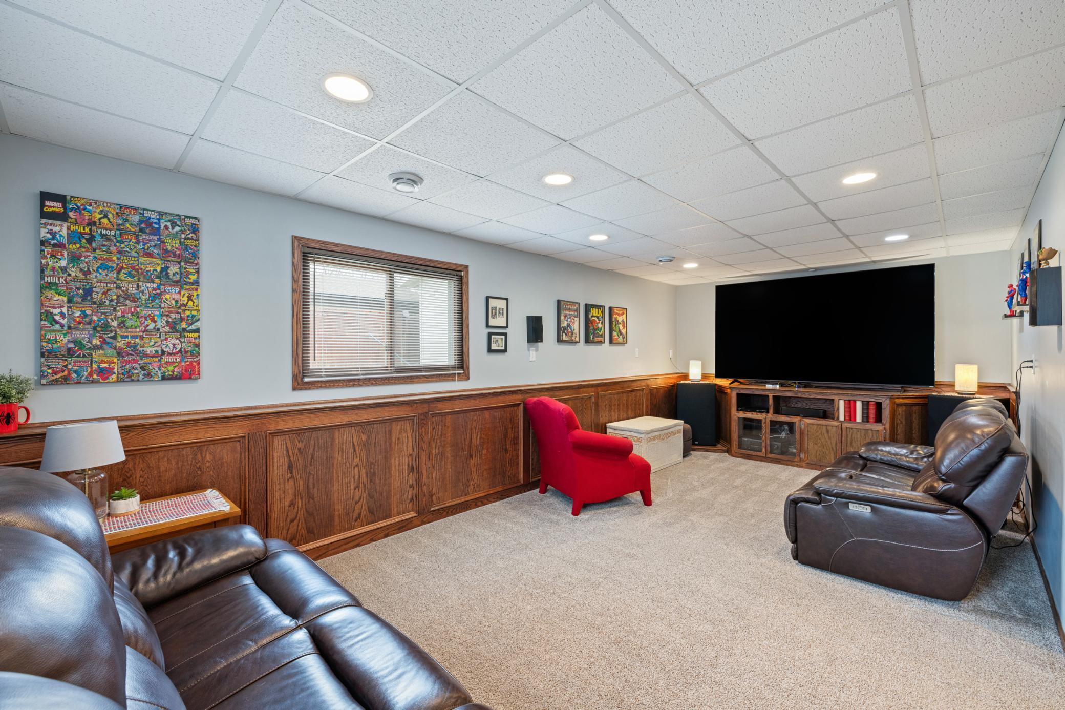 Spacious Family room