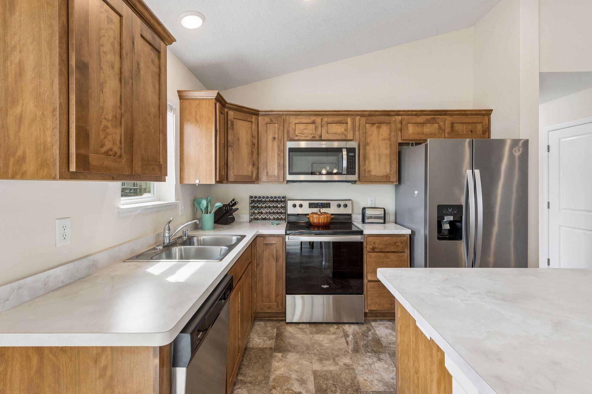 Ample Cabinet Storage