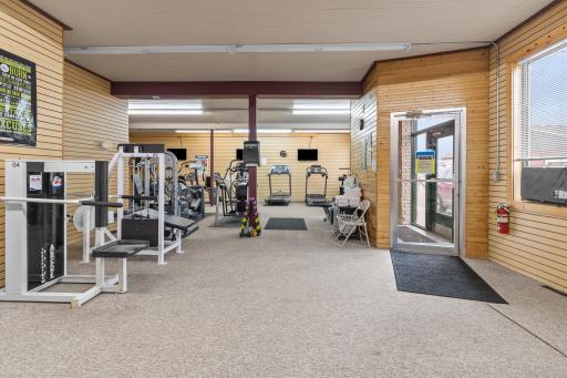 There is additional space that could be utilized - new machines? tanning bed?