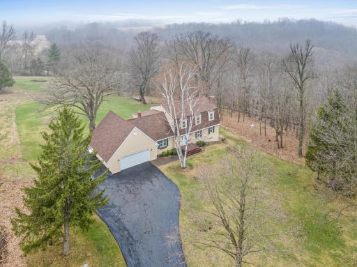 Set gently into the landscape, the home is tucked into a spacious and scenic setting