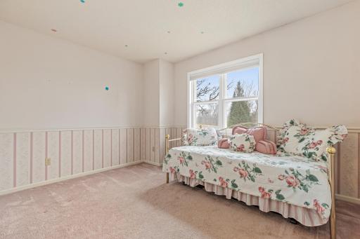 Charming upper-level 3rd bedroom with peaceful views