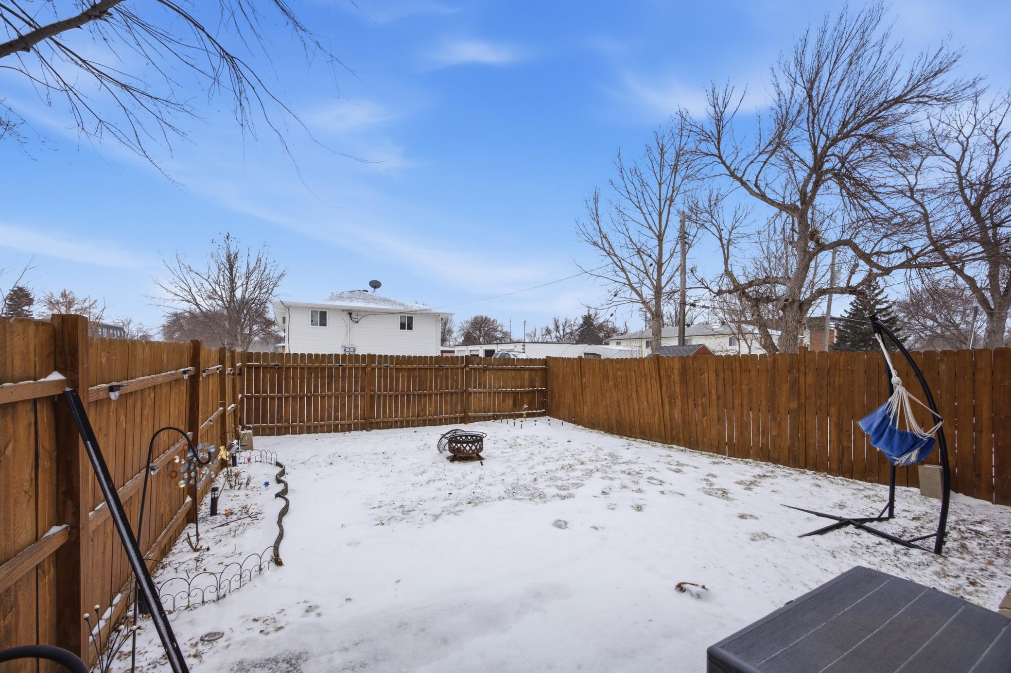 Unit 613 Fenced In Backyard