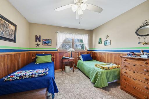 3rd main level bedroom with convenient laundry on main level