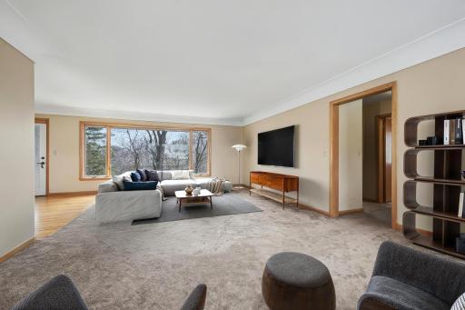 Nestled on edge of town (virtually staged)