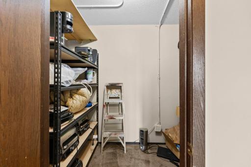 In-unit washer and dryer hookups provide everyday convenience, along with additional storage space.