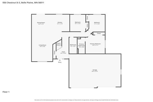 936 S Chestnut Street, Belle Plaine, MN 56011