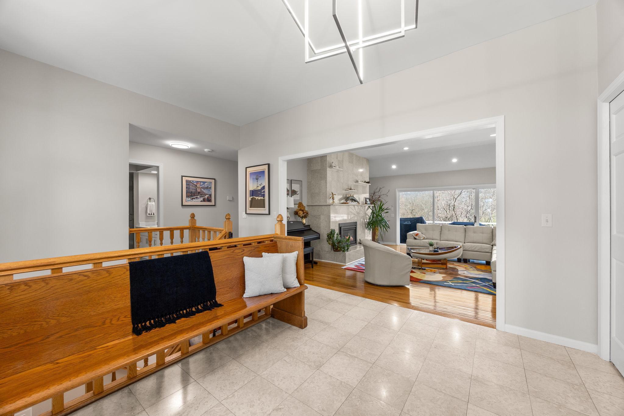 The view from the entry.