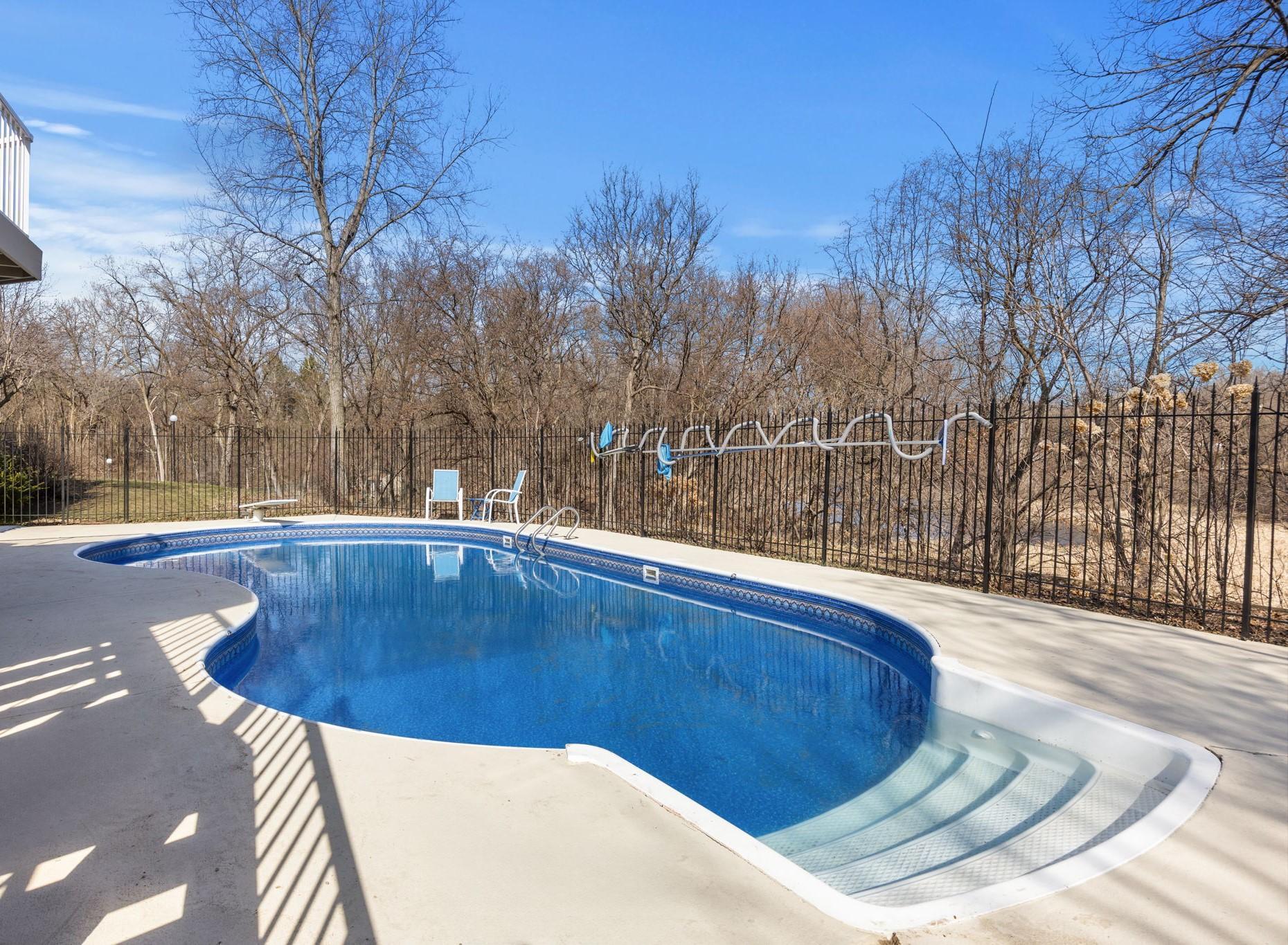 The heated pool speaks for itself!