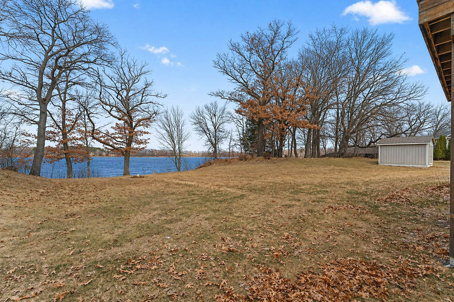 153 Feet of lakeshore on Heims Lake.