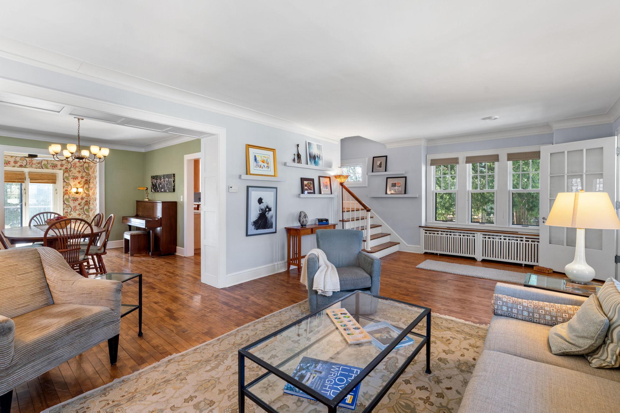 Comfortable layout allows for easy entertaining