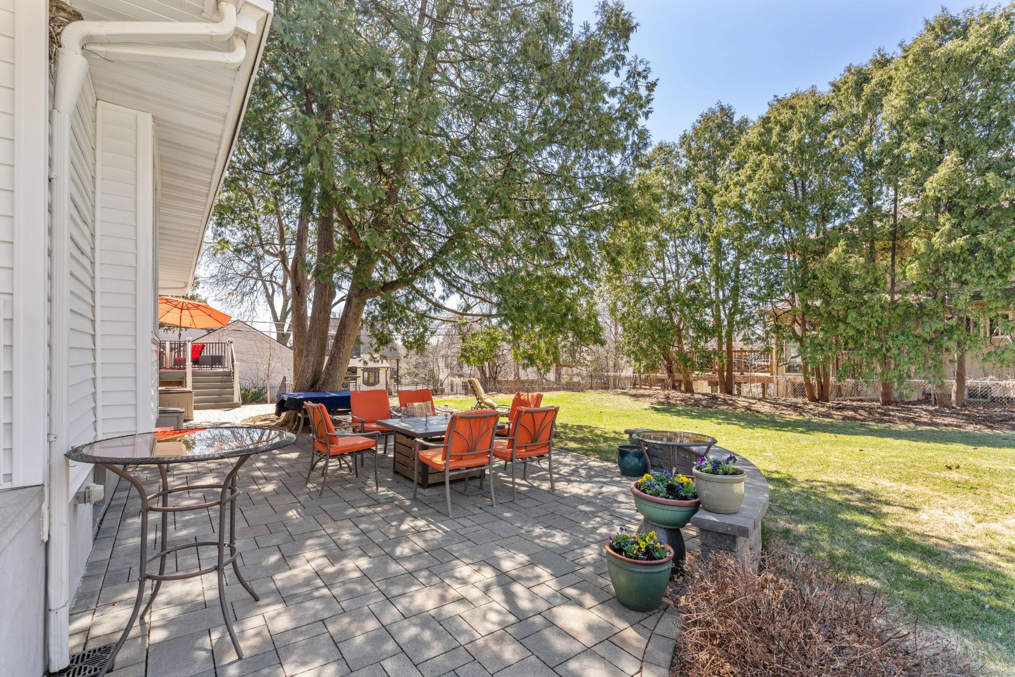 Large patio ideal for relaxation added in 2017