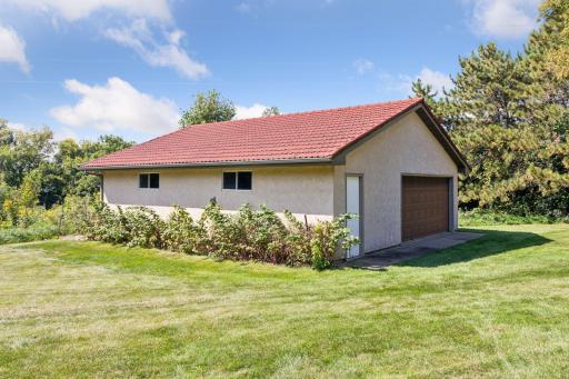 Fourth garage stall adds storage.