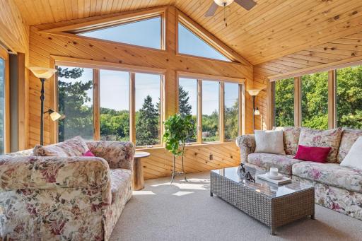 Sun room off the informal dining room.