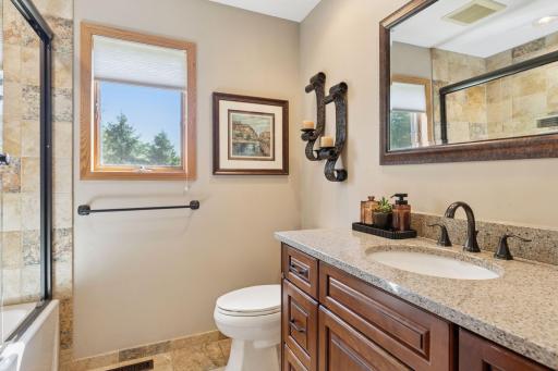 Main level full bath.