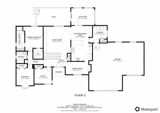Main level floor plan